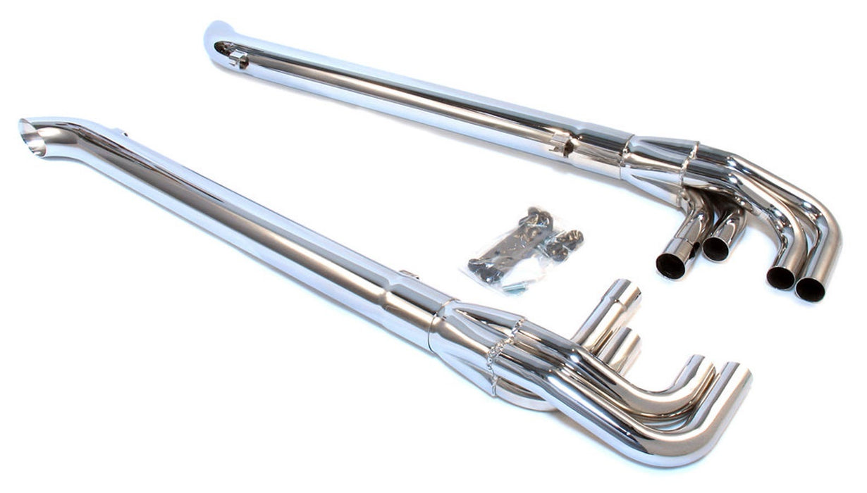 Patriot Exhaust PEPH1165 Chrome Lake Pipes - 63in