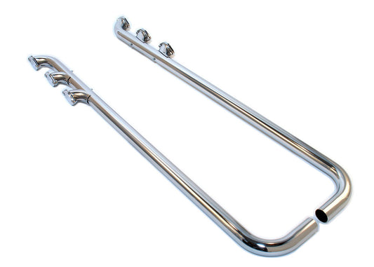 Patriot Exhaust PEPH1284 Lake Pipes - 3 Outlets 80in Long