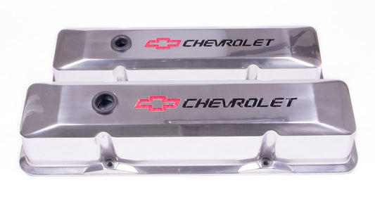 Proform PFM141-108 SBC Polished Die Cast V/C's - Tall w/Baffle