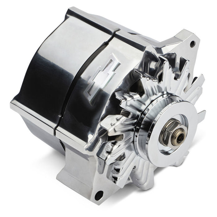 Proform PFM141-151 Alternator Raised Bowtie Emblem Polished