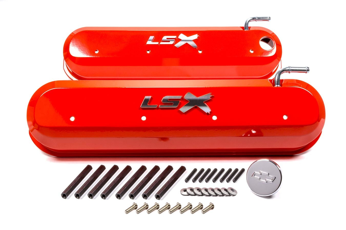 Proform PFM141-257 GM LS Valve Covers - Slant Edge - Orange