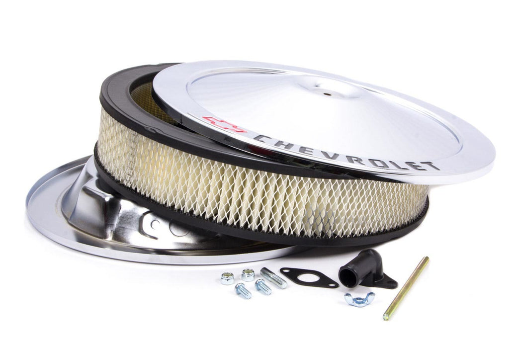 Proform PFM141-906 14in Street Chrome A/C Bowtie Logo