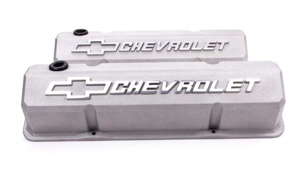 Proform PFM141-925 SBC Slant Edge Cast Gray V/C Tall Raised Logo