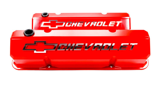 Proform PFM141-931 SBC Slant Edge V/C's - Die Cast - Red