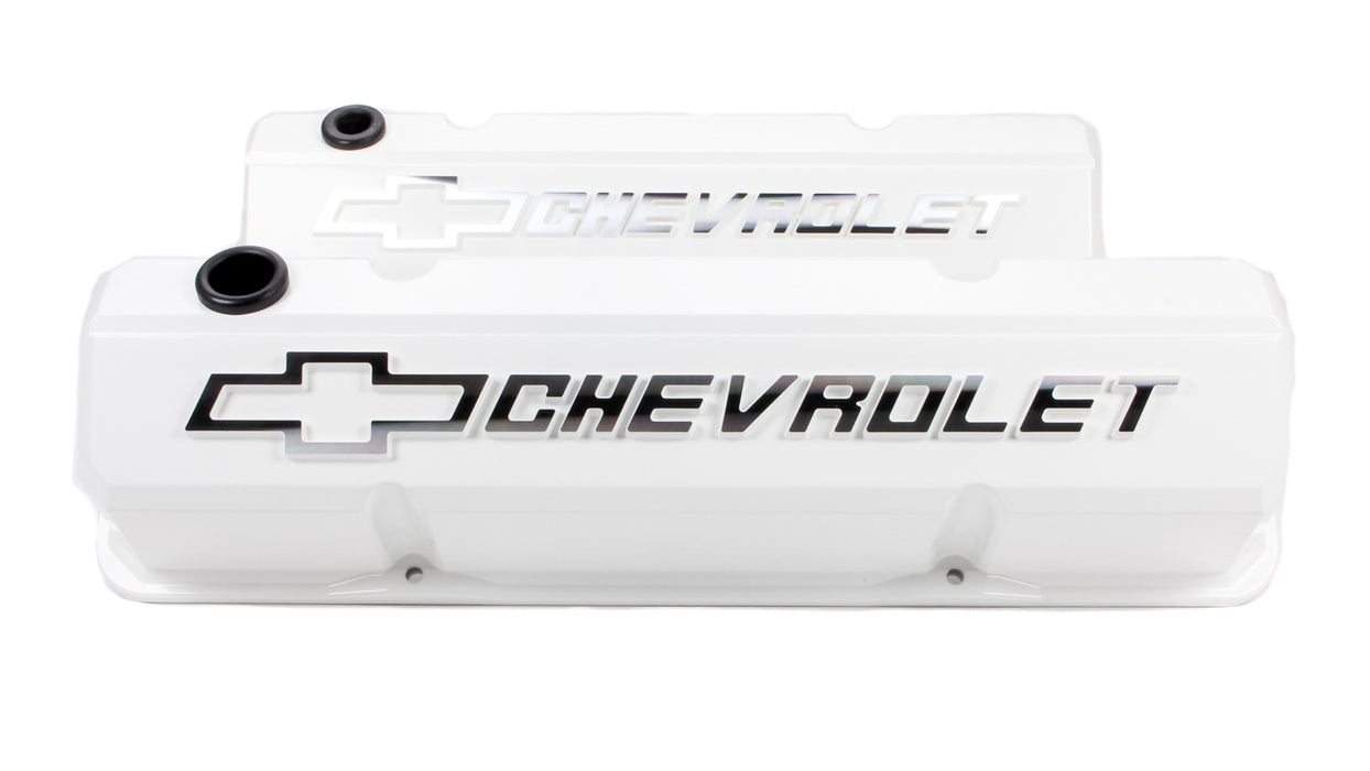 Proform PFM141-935 SBC Slant Edge V/C's - Die Cast - White