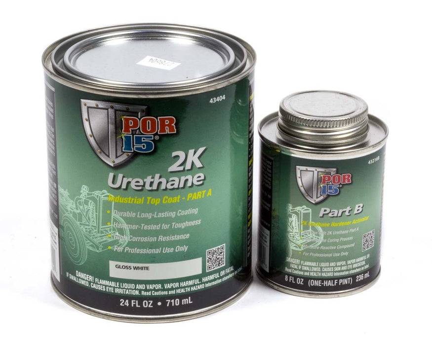 Por-15 POR43404 2K Urethane White Quart