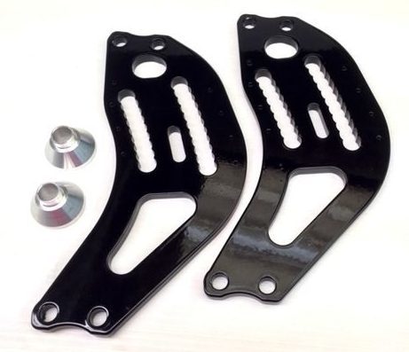 Ppm Racing Products PPM4000B Bracket Panhard Frame Longhorn .50in Alum Pair