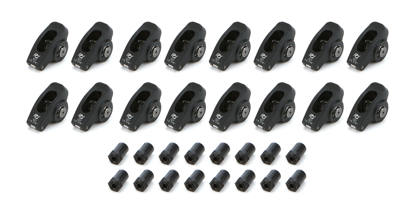 Prw Industries Inc. PQX6532709 SBC Roller Rocker Arms - 1.5 Ratio 7/16 Stud