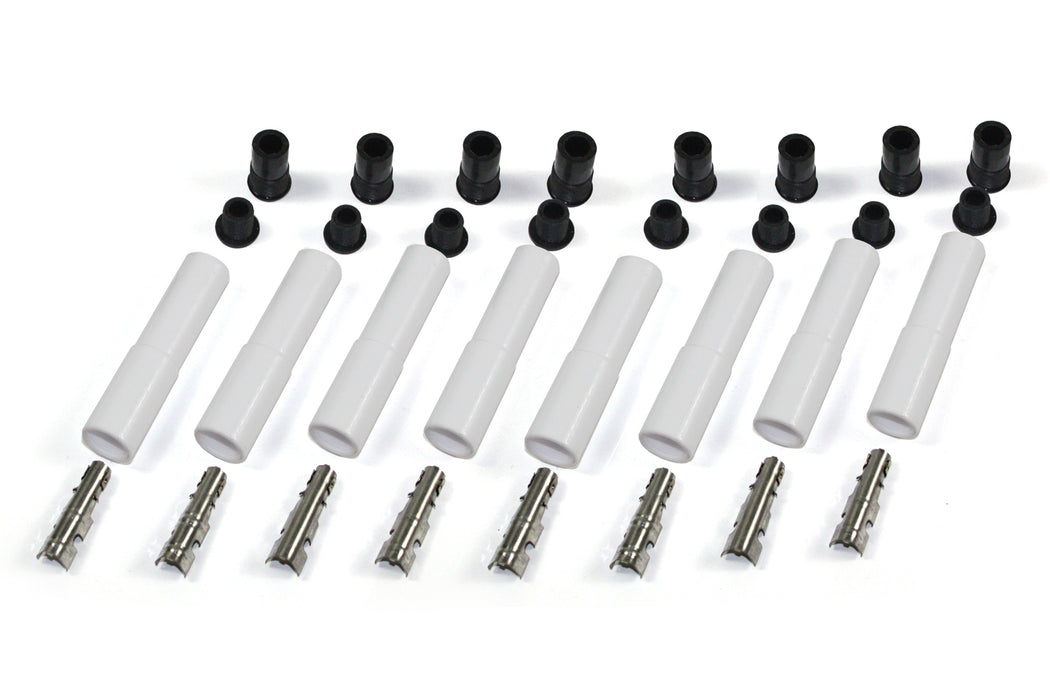 Pertronix Ignition PRT8502HT-8 Ceramic Spark Plug Boot Kit Straight 8pk White