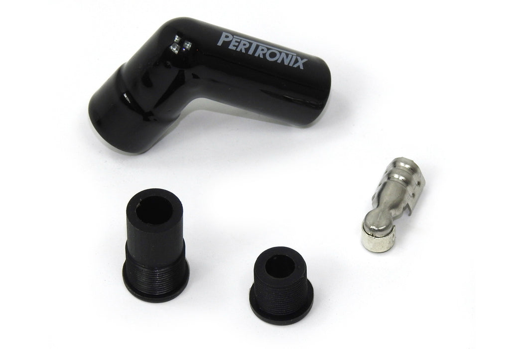 Pertronix Ignition PRT8561HT-8 Ceramic Spark Plug Boot Kit 90-Deg 8pk Black