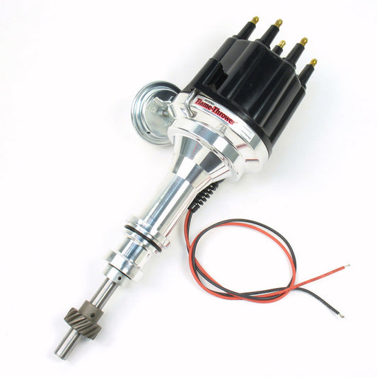 Pertronix Ignition PRTD130710 SBF Billet Distributor w/Blk Cap
