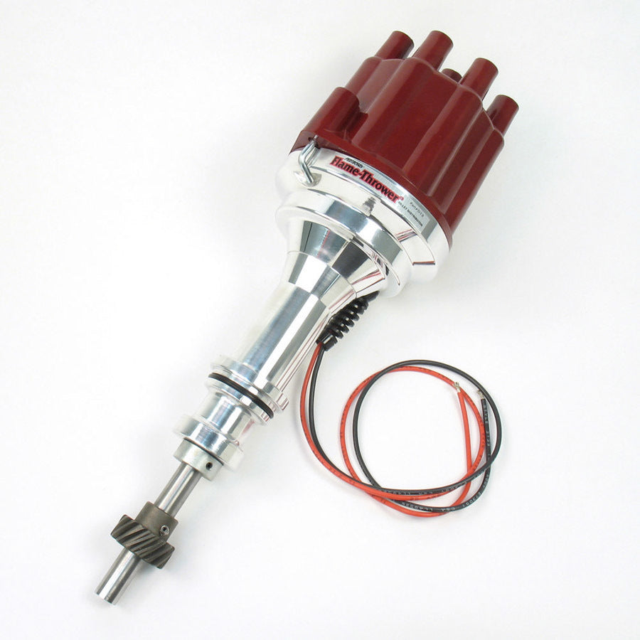 Pertronix Ignition PRTD130801 SBF Billet Distibutor w/Red Female Cap
