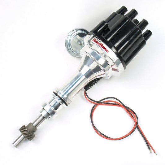 Pertronix Ignition PRTD131700 SBF 351W Billet Dist. w/Blk Cap