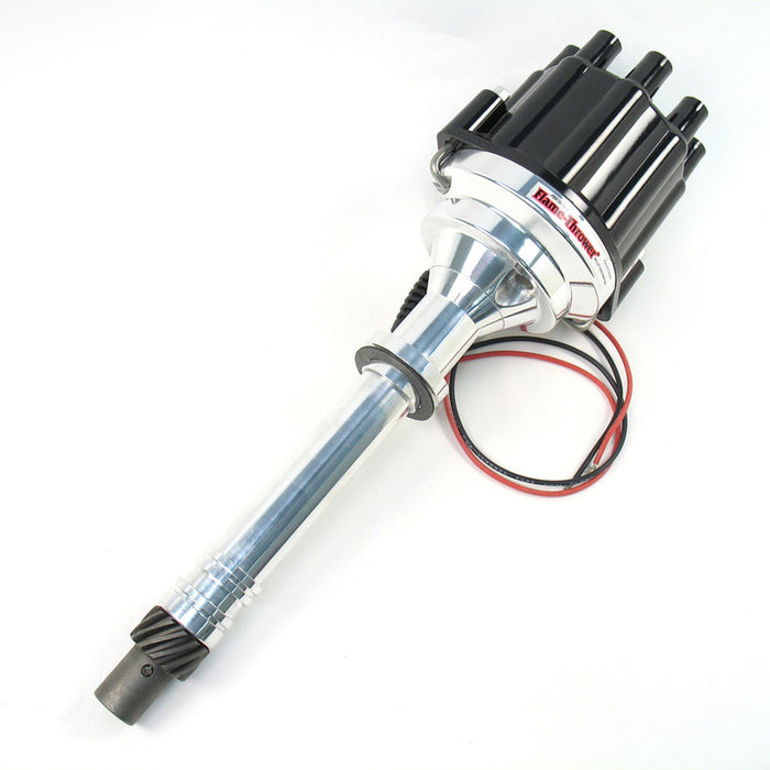 Pertronix Ignition PRTD200800 Chevy V8 Billet Marine Dist. w/Blk Cap