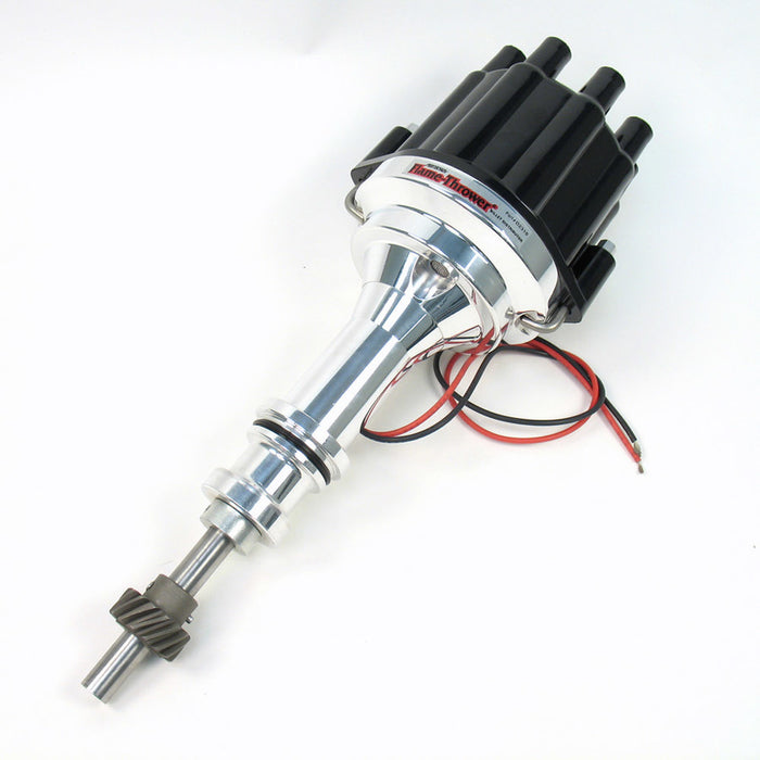 Pertronix Ignition PRTD231800 SBF Billet Marine Dist. w/Black Cap - 351W