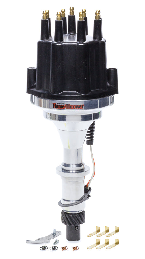 Pertronix Ignition PRTD320710 Billet Distributor Pont. V8 - Black Male Cap