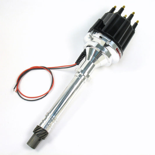 Pertronix Ignition PRTD7100810 SBC Ignitor III Dist. w/Blk Cap