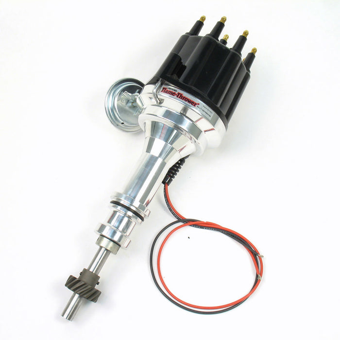 Pertronix Ignition PRTD7132710 BBF Ignitor III Dist. w/ Vac Adv. & Blk Cap