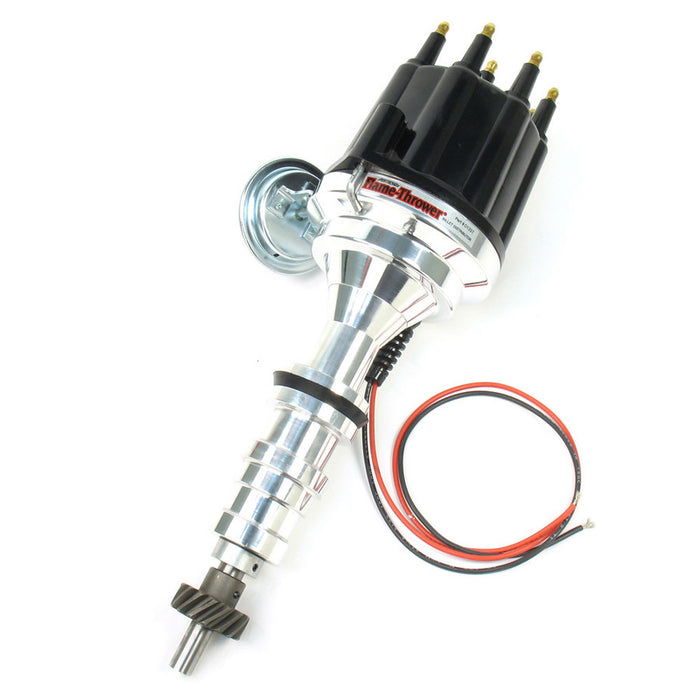 Pertronix Ignition PRTD7133710 BBF FE Ignitor III Dist. w/Vac Adv. & Blk Cap