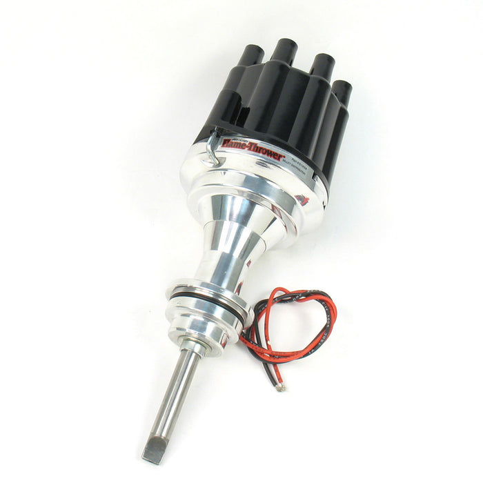 Pertronix Ignition PRTD7143800 BBM RB Ignitor III Dist. w/Blk Cap