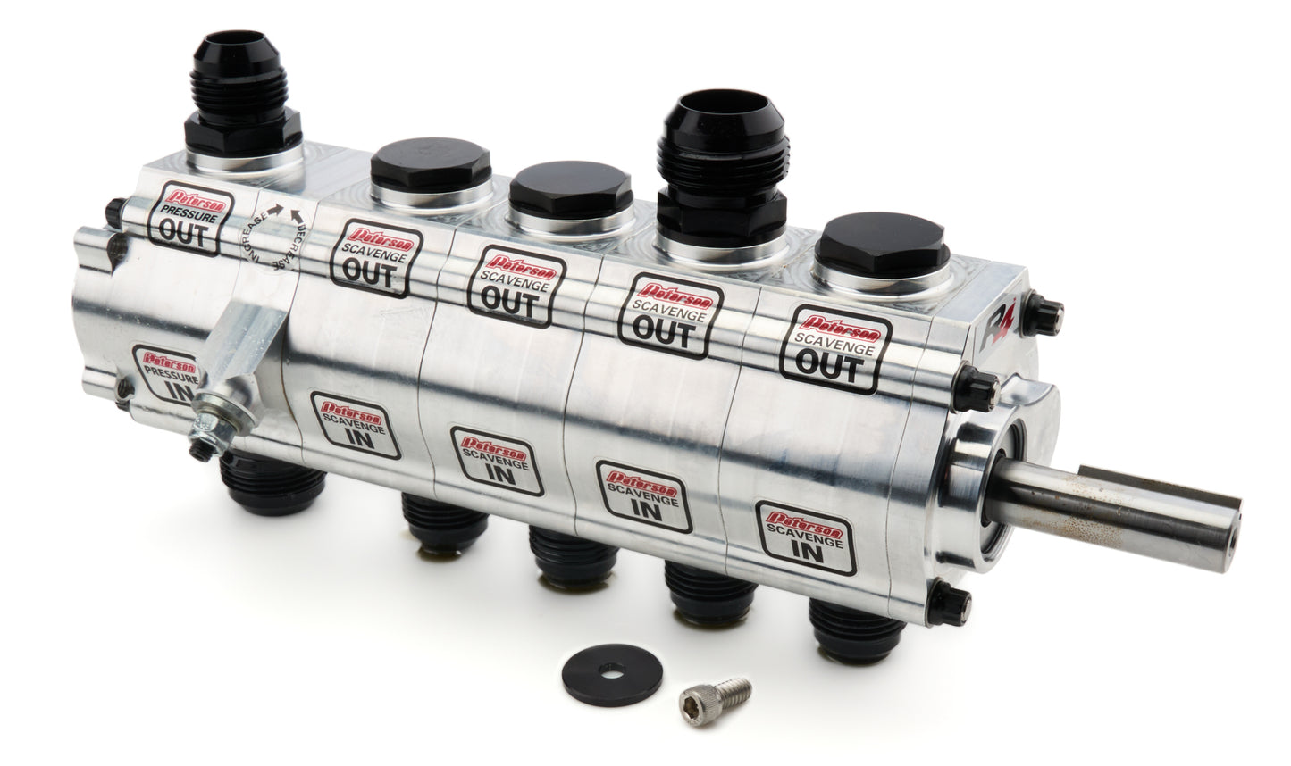 Peterson Fluid PTR04-5076 Oil Pump 5 Stage R/S w/ Drive