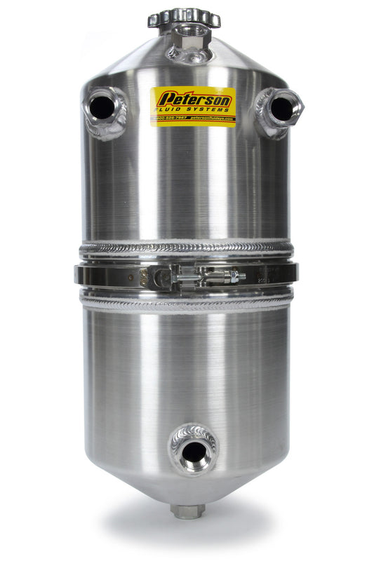 Peterson Fluid PTR08-0014 Dry Sump Tank 5 Gal Dual Scavenge