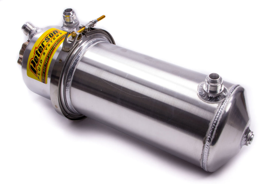 Peterson Fluid PTR08-0025 Dry Sump Tank 2 Gallon -12an Fittings