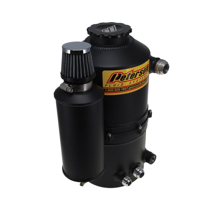 Peterson Fluid PTR08-0783-CC-BLK Oil Tank 2.3 Gallon Single Scavenge Black