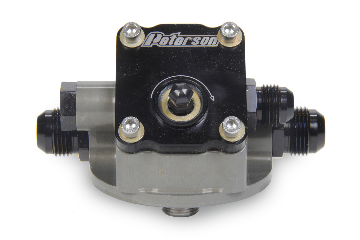 Peterson Fluid PTR09-1504 Engine Primer Oil Filter Mount 12an Chevy R to L