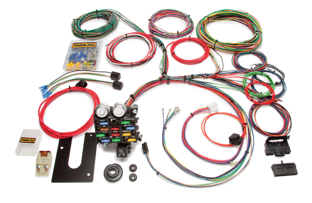 Painless Wiring PWI10101 21 Circuit Gm Keyed Colm