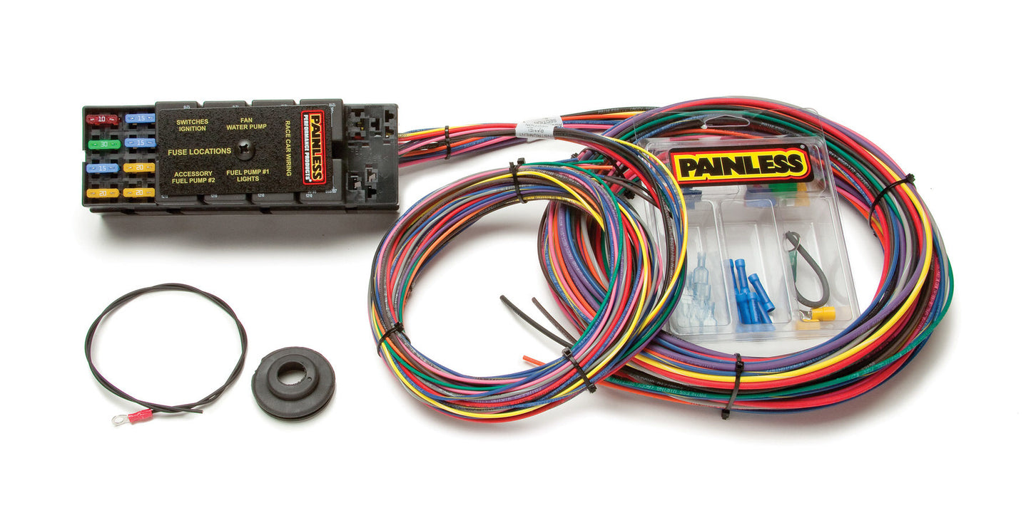 Painless Wiring PWI50001 10 Circuit Race Harness