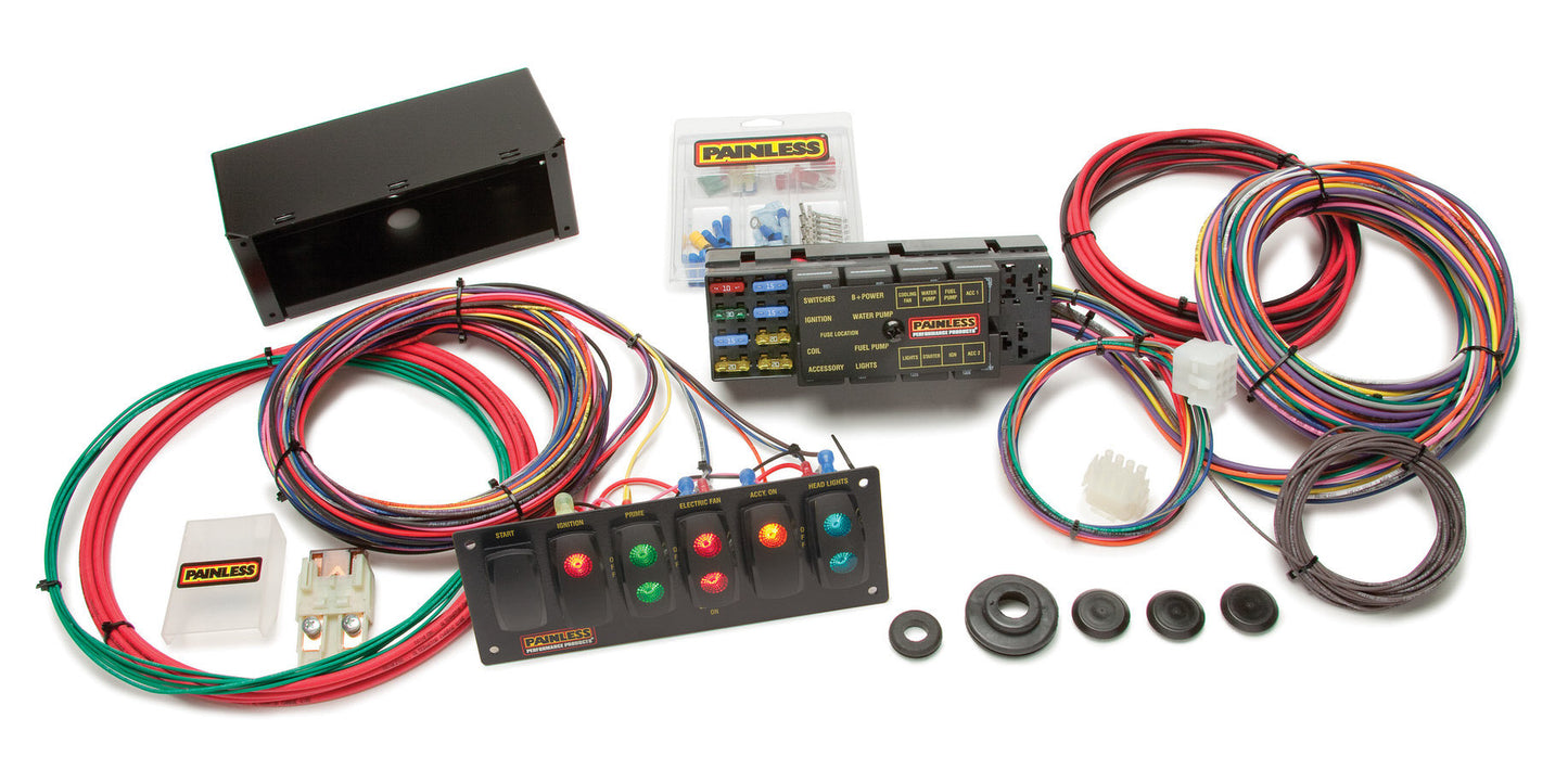 Painless Wiring PWI50005 10 Circuit Race Car Wiring Harness