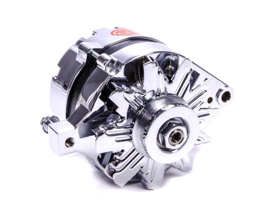 Powermaster PWM17078 Chrome Ford Alternator 75 Amp
