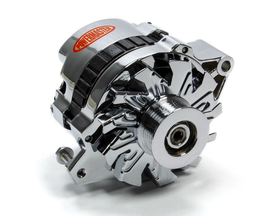Powermaster PWM17802 GM TPI Chrome Alternator 105 Amp