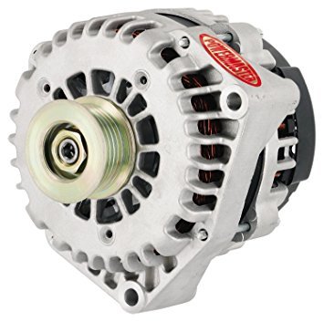 Powermaster PWM48237 220amp Alternator GM AD 244 Style Natural Finish