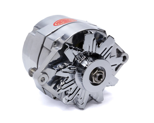 Powermaster PWM67127 Alternator GM 10SI 1V- Pulley 100 Amp Polished