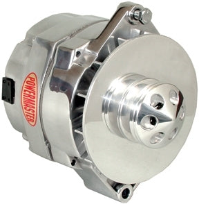 Powermaster PWM67294 Polished Delco 150amp Alternator 1 Wire