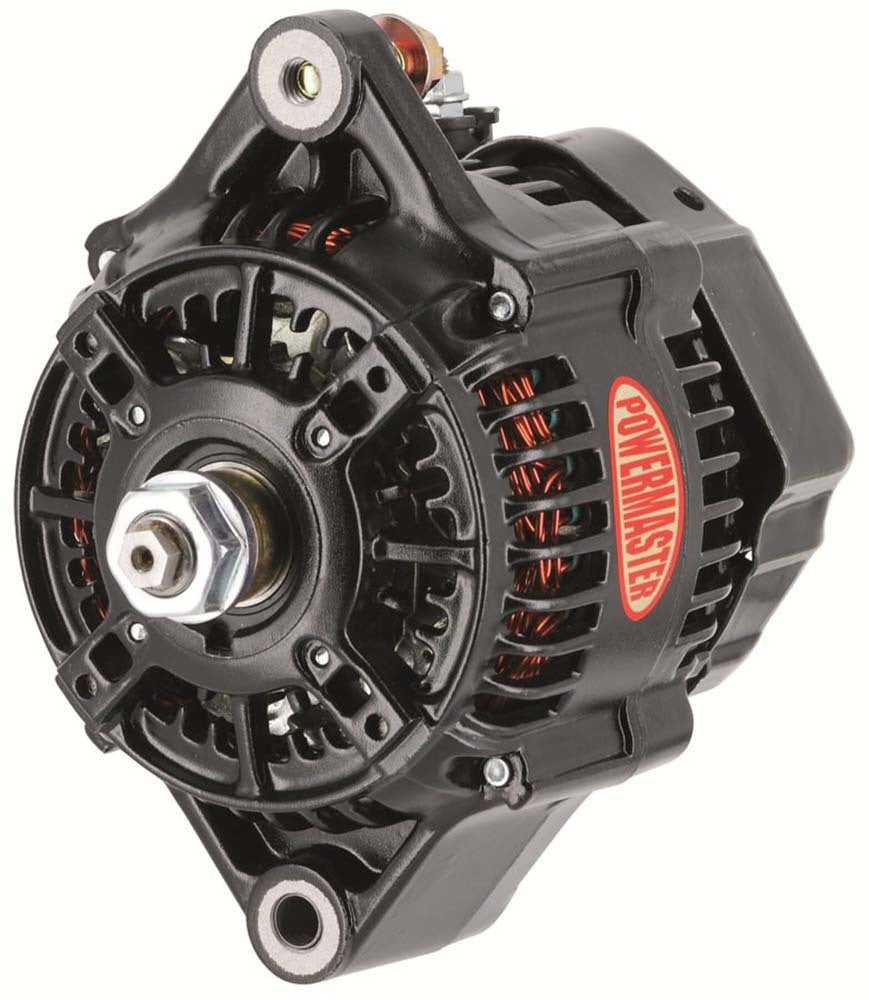 Powermaster PWM8142 Denso Race Alternator 150 Amp 12 volt- black