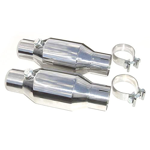Pypes Performance Exhaust PYPCVM11K Catalytic Converter Kit Pair 2.5in Hi Flow