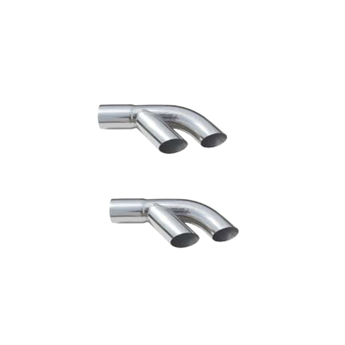 Pypes Performance Exhaust PYPEVT13 Exhaust Tip Slip Fit 3in to Dual 3in