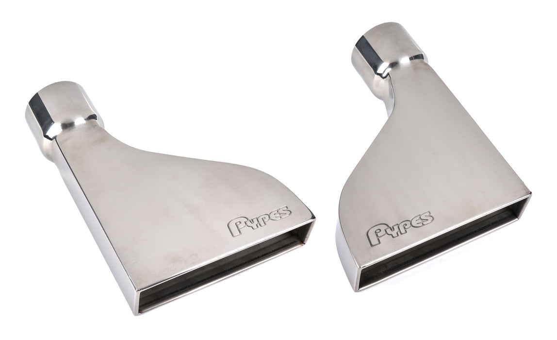 Pypes Performance Exhaust PYPEVT36 3in Exhaust Tips Pair Stainless
