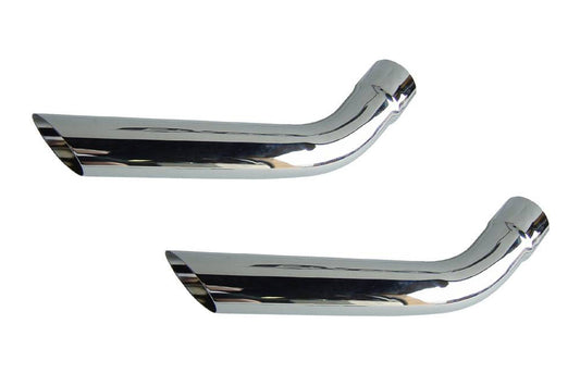 Pypes Performance Exhaust PYPEVT59 Exhaust Tips Slip Fit 2.5in Pair (Short)