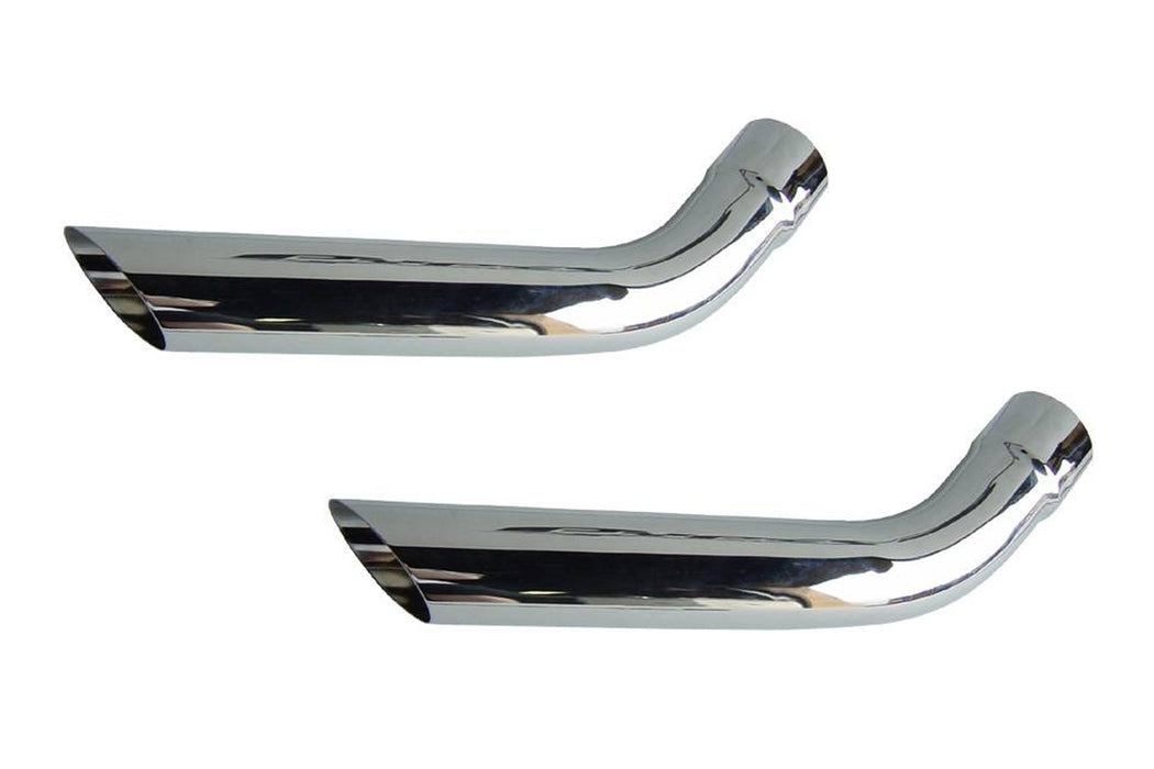 Pypes Performance Exhaust PYPEVT59 Exhaust Tips Slip Fit 2.5in Pair (Short)