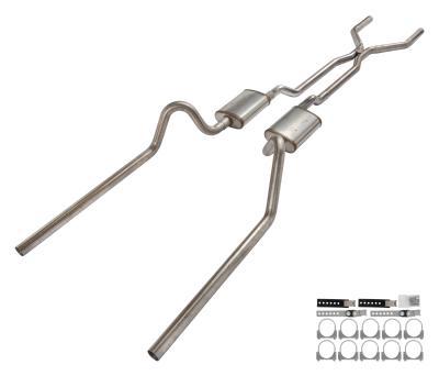 Pypes Performance Exhaust PYPSFF41S 66-71 Ford Fairlane Crossmember Back Exhaust