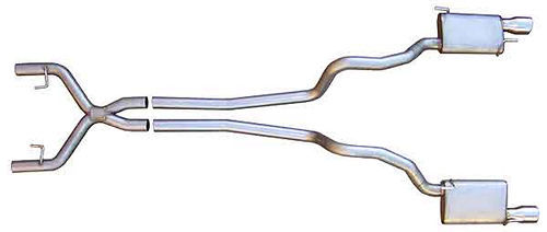 Pypes Performance Exhaust PYPSFM68 05-10 Mustang 4.0L 2.5in Cat Back Exhaust System