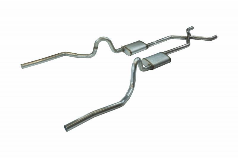 Pypes Performance Exhaust PYPSGA12S 70-71 Pontiac GTO Cross member Back Exhaust Kit