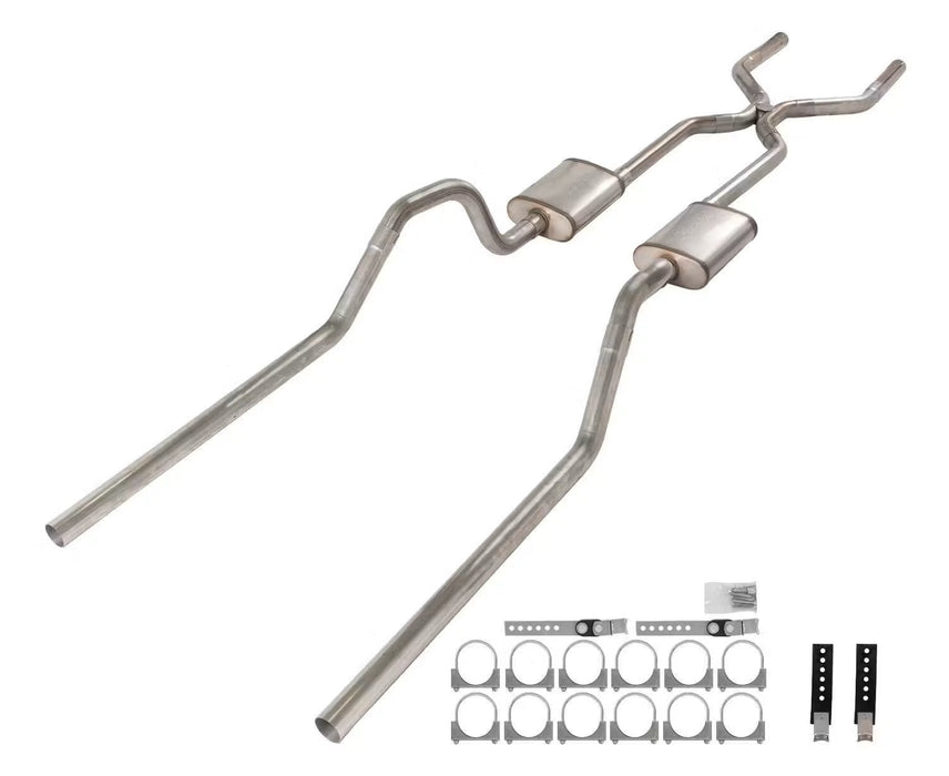 Pypes Performance Exhaust PYPSGB45S 65-70 Chevy B-Body H-Pip Crossmember Back Exhaust