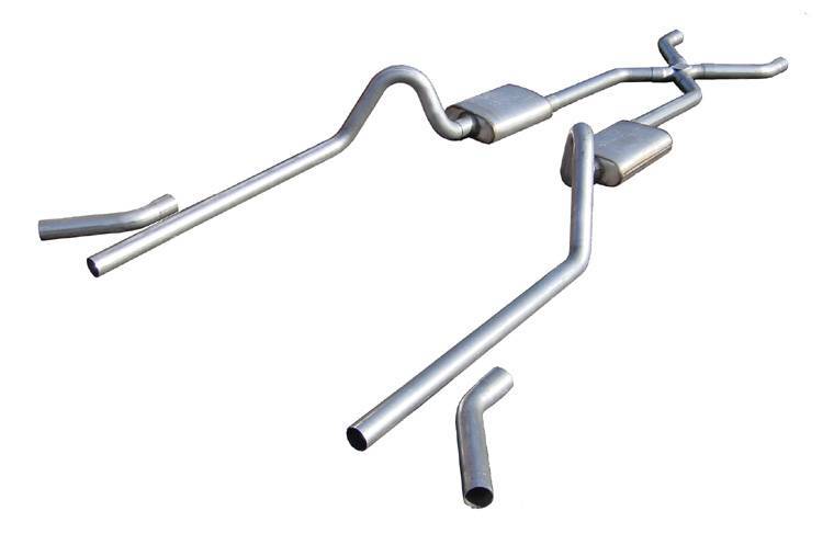 Pypes Performance Exhaust PYPSGC10T 55-57 Chevy Crossmember Back Exhaust