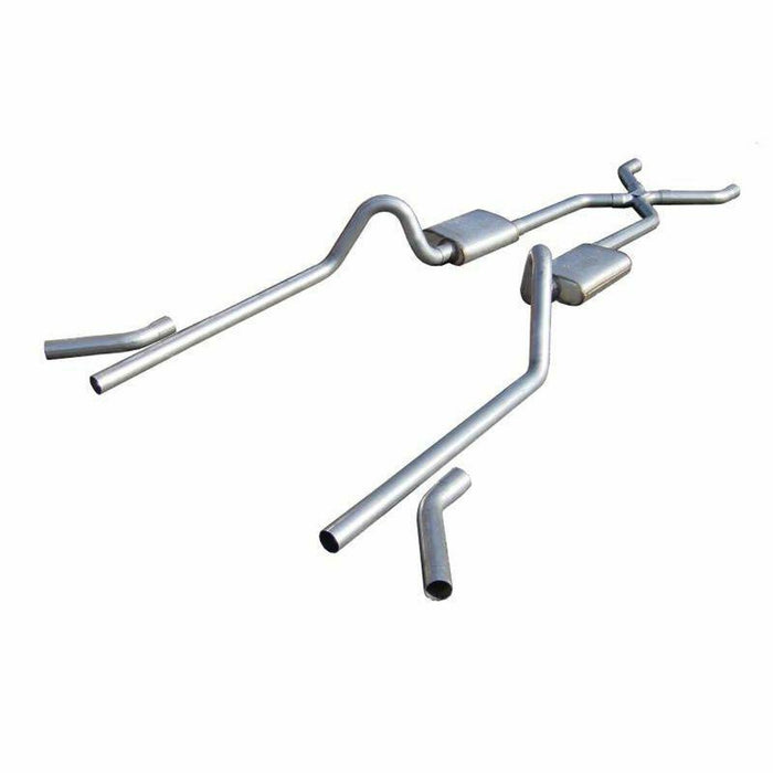 Pypes Performance Exhaust PYPSGC19S 55-57 Chevy 2.5 Exhaust Pocket Kit w/X-Pipe