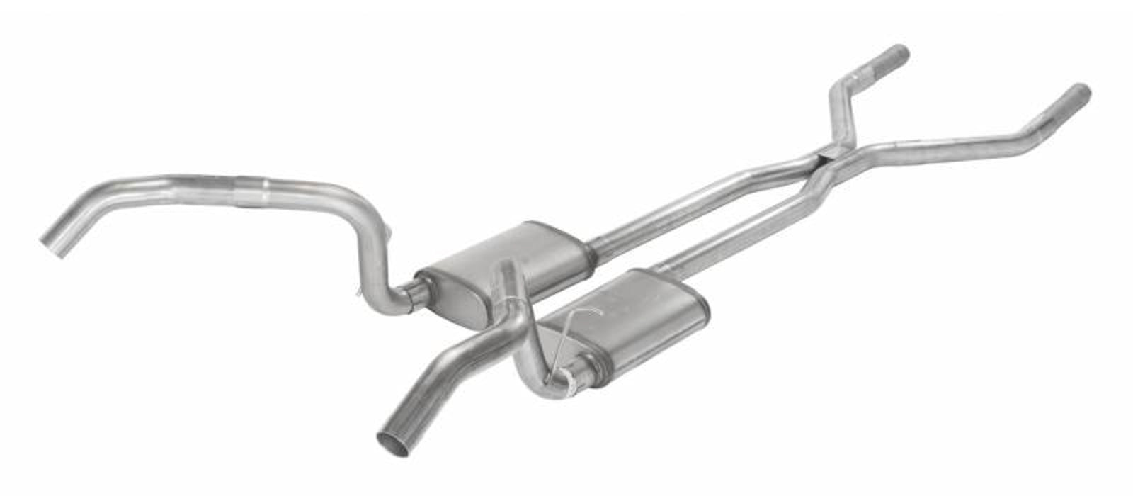 Pypes Performance Exhaust PYPSGF42S 67-69 F-Body 2.5in H-Bom b w/H-Pipe Street Pro